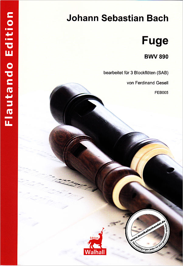 Titelbild für FE -B005 - FUGE BWV 890