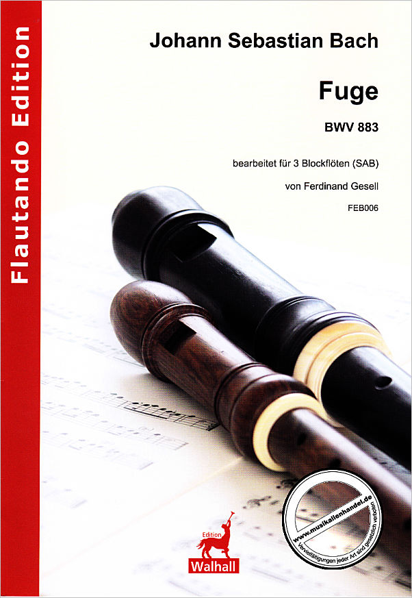 Titelbild für FE -B006 - FUGE BWV 883