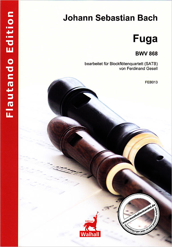 Titelbild für FE -B013 - FUGE BWV 868