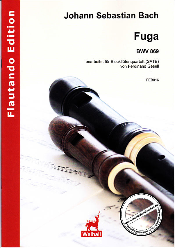 Titelbild für FE -B016 - FUGE BWV 869