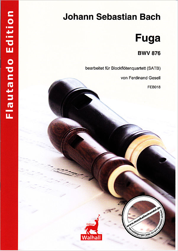 Titelbild für FE -B018 - FUGE BWV 876