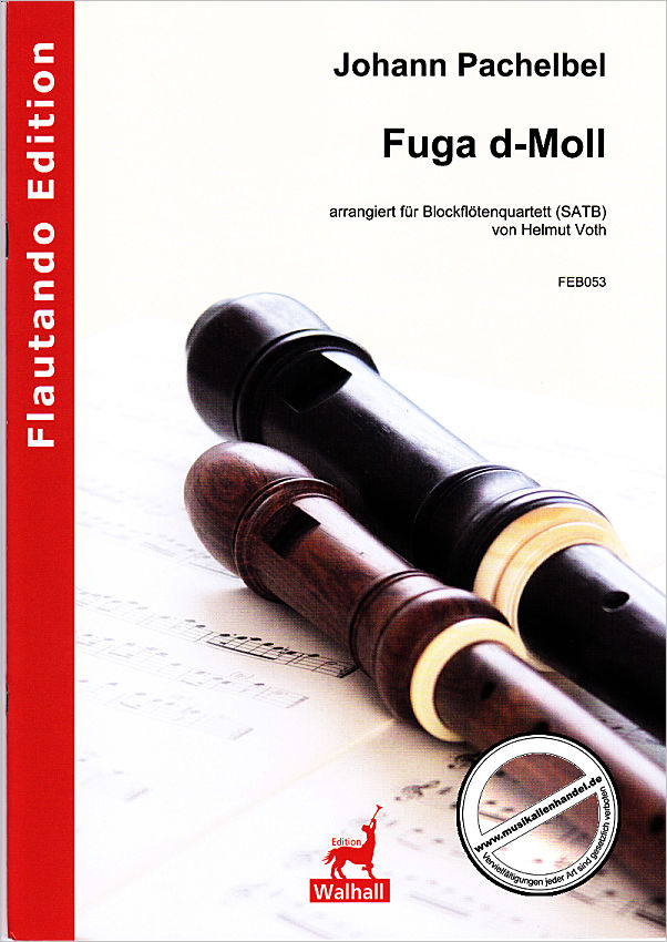 Titelbild für FE -B053 - FUGE D-MOLL