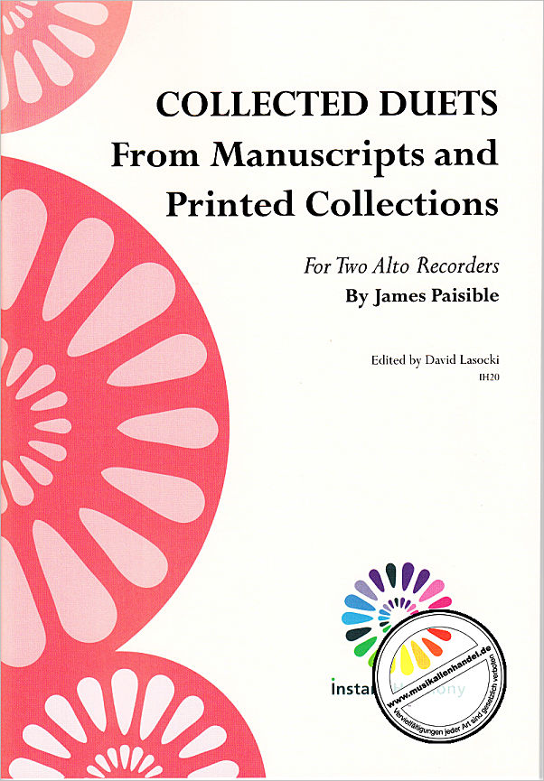 Titelbild für FE -IH0020 - Collected Duets from manuscripts and printed collections