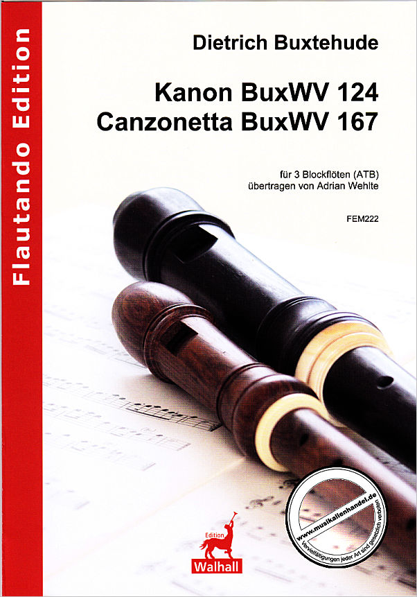 Titelbild für FE -M222 - KANON BUXWV 124