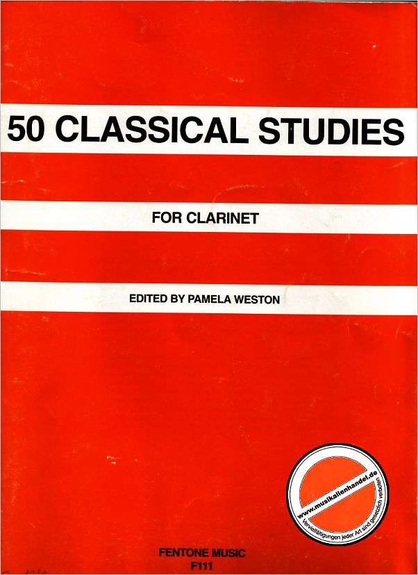Titelbild für FENTONE 111 - 50 CLASSICAL STUDIES