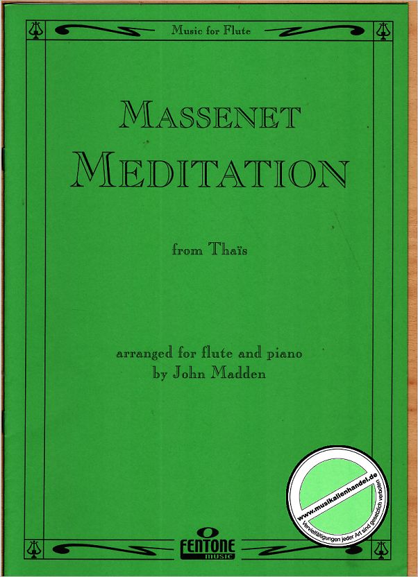 Titelbild für FENTONE 166 - MEDITATION (THAIS)
