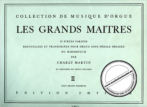 Titelbild für FF 8071 - LES GRANDS MAITRES 2 - DIE GROSSEN MEISTER
