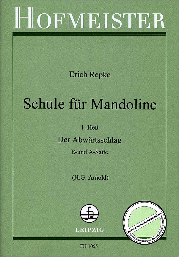 Titelbild für FH 1055 - SCHULE FUER MANDOLINE 1