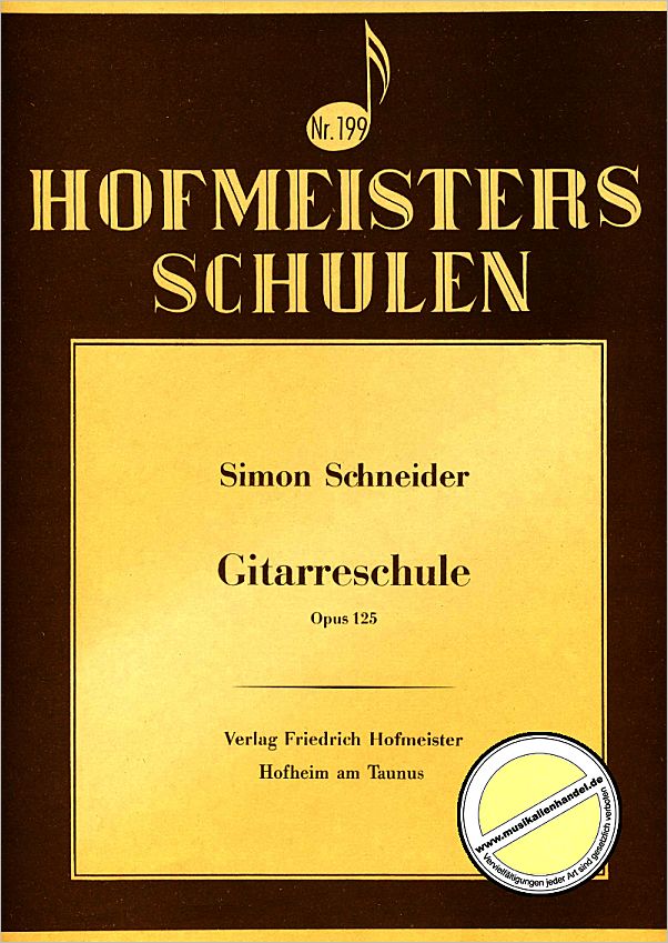 Titelbild für FH 199 - GITARRESCHULE