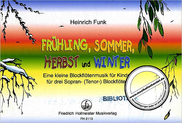 Titelbild für FH 2113 - FRUEHLING SOMMER HERBST UND WINTER