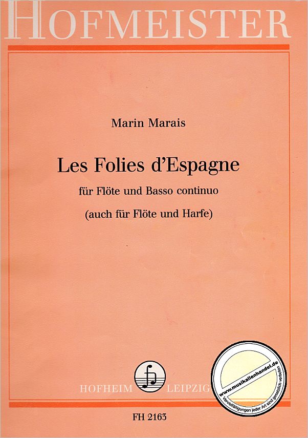 Titelbild für FH 2163 - LES FOLIES D'ESPAGNE