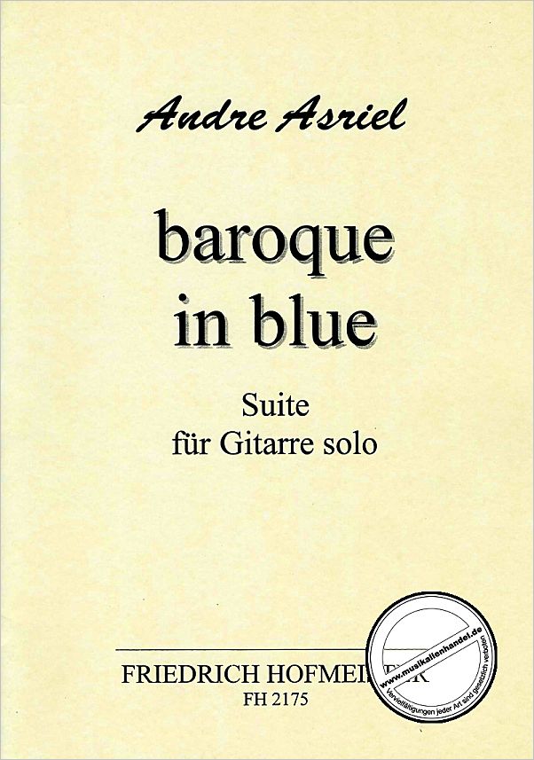 Titelbild für FH 2175 - BAROQUE IN BLUE