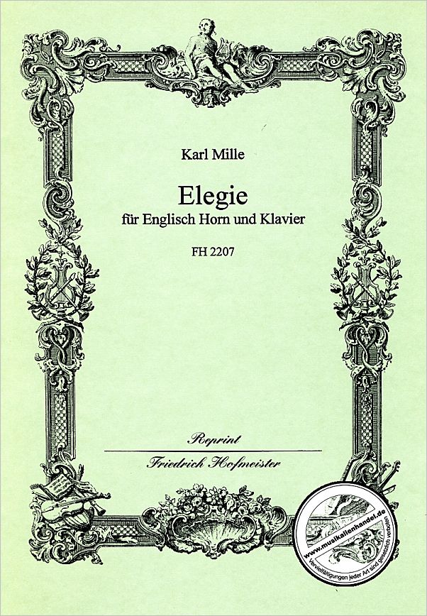 Titelbild für FH 2207 - ELEGIE