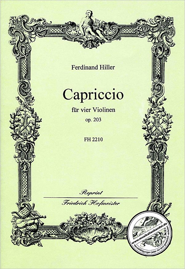 Titelbild für FH 2210 - CAPRICCIO OP 203