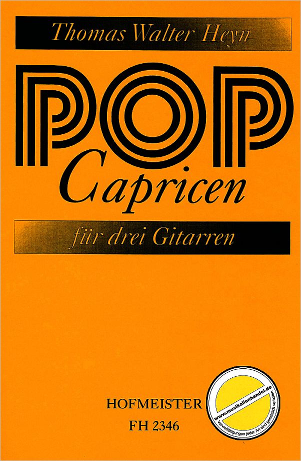 Titelbild für FH 2346 - POP CAPRICEN