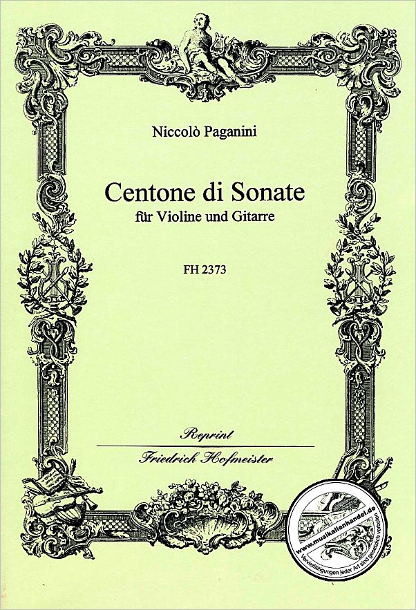 Titelbild für FH 2373 - CENTONE DI SONATE