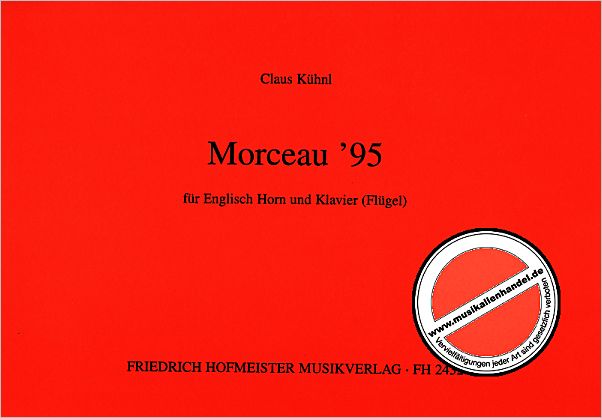 Titelbild für FH 2432 - MORCEAU '95