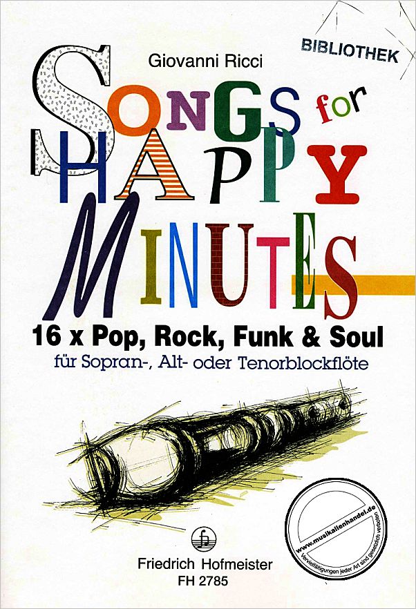Titelbild für FH 2785 - SONGS FOR HAPPY MINUTES