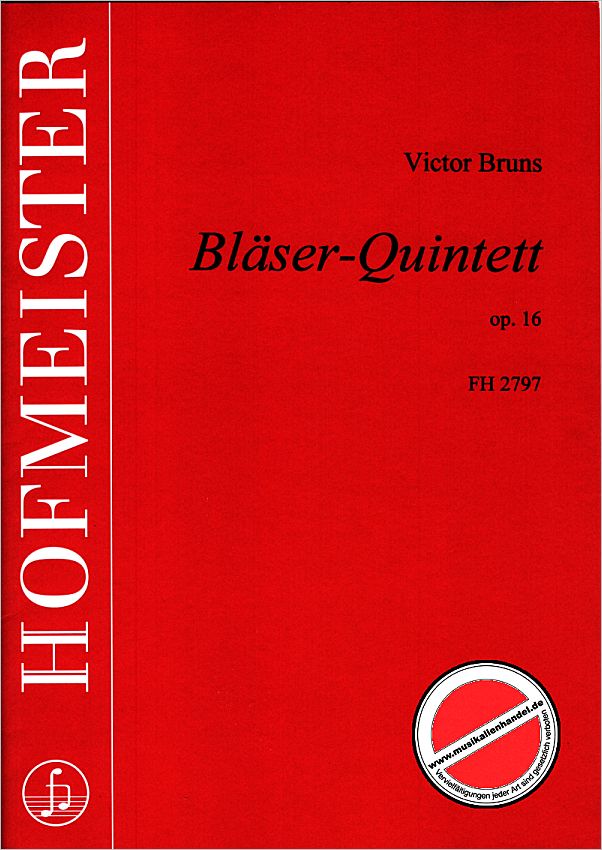Titelbild für FH 2797 - BLAESER QUINTETT OP 16