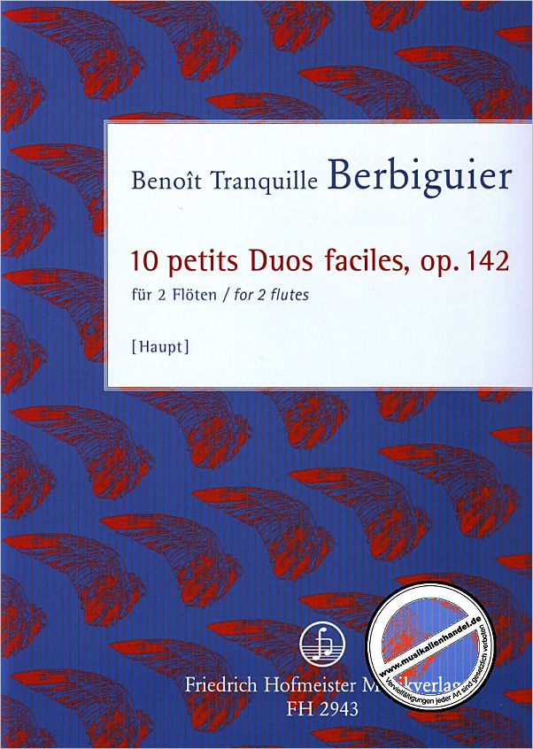 Titelbild für FH 2943 - 10 PETITS DUOS FACILES OP 142