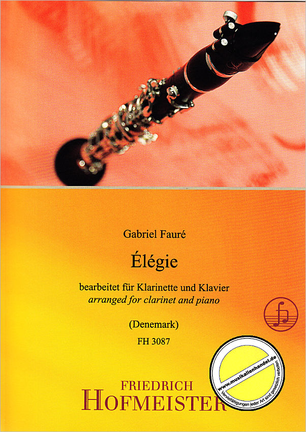 Titelbild für FH 3087 - ELEGIE