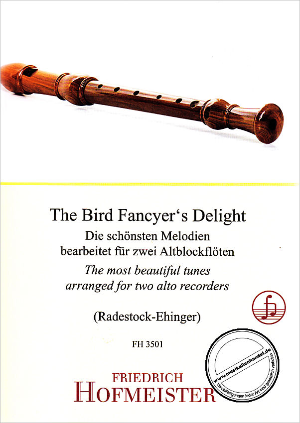 Titelbild für FH 3501 - THE BIRD FANCYER'S DELIGHT