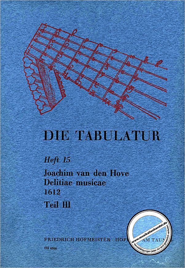 Titelbild für FH 4564 - DELITIAE MUSICAE 3