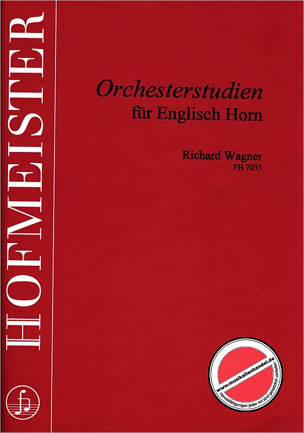 Titelbild für FH 7035 - ORCHESTERSTUDIEN RICHARD WAGNER