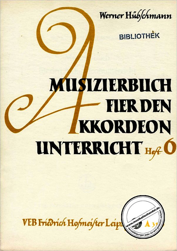 Titelbild für FHA 3175 - MUSIZIERBUCH 6 FUER DEN AKKORDEONUNTERRICHT