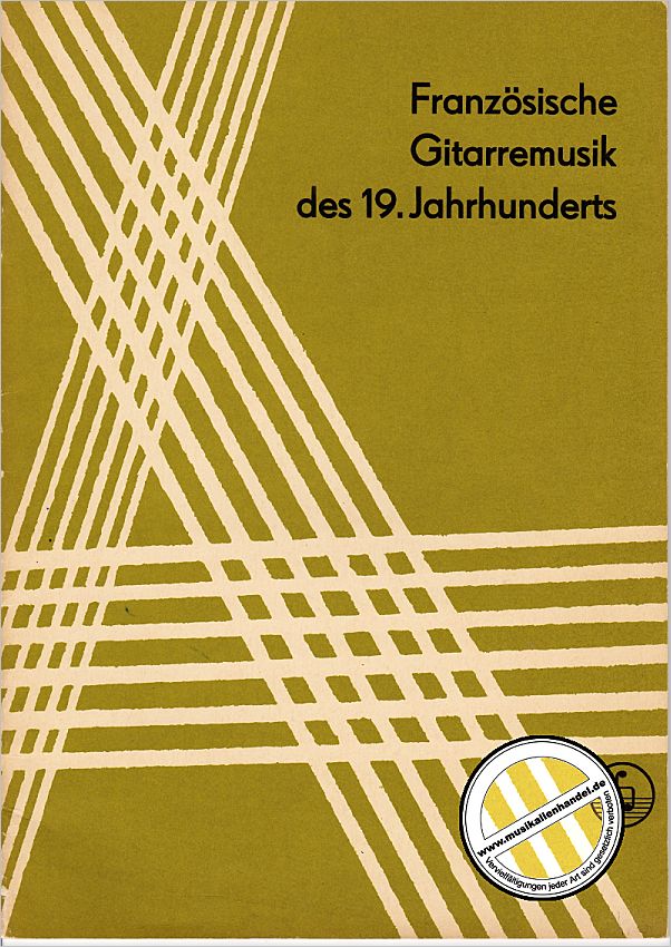 Titelbild für FHT 4150 - FRANZOESISCHE GITARRENMUSIK DES 19. JAHRHUNDERTS
