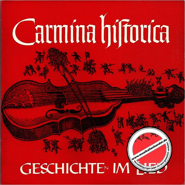 Titelbild für FIDULA 155 - CARMINA HISTORICA - GESCHICHTE IM LIED