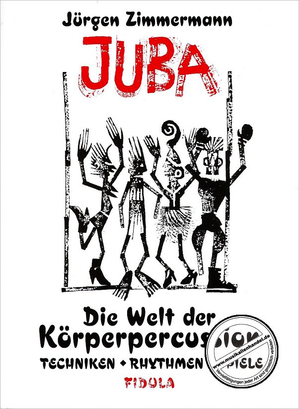 Titelbild für FIDULA 338 - JUBA - DIE WELT DER KOERPERPERCUSSION
