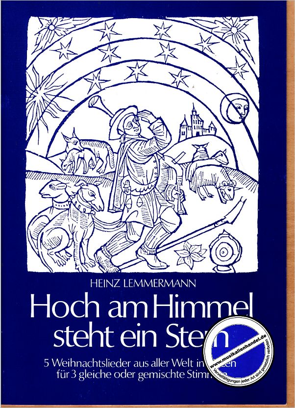 Hoch Am Himmel Steht Ein Stern Von Lemmermann Heinz Fidula 7050 Noten