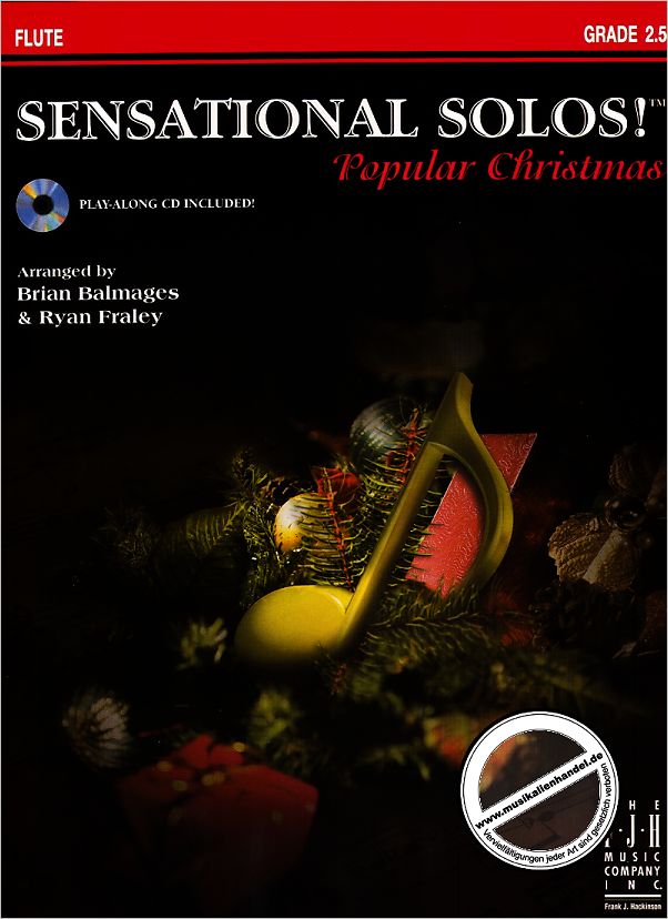 Titelbild für FJH -I1043 - SENSATIONAL SOLOS - POPULAR CHRISTMAS