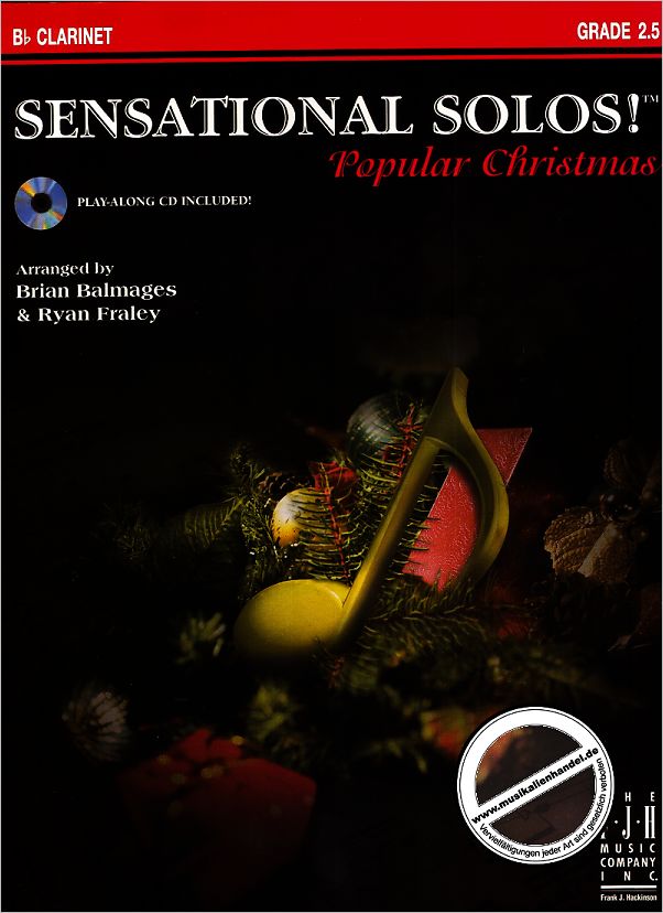 Titelbild für FJH -I1044 - SENSATIONAL SOLOS - POPULAR CHRISTMAS