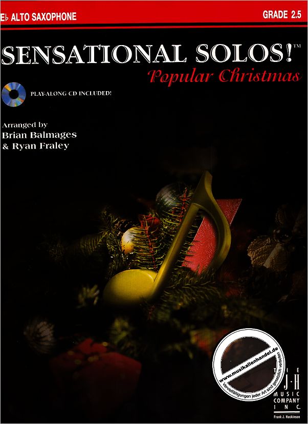 Titelbild für FJH -I1045 - SENSATIONAL SOLOS - POPULAR CHRISTMAS
