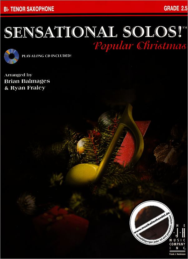Titelbild für FJH -I1046 - SENSATIONAL SOLOS - POPULAR CHRISTMAS