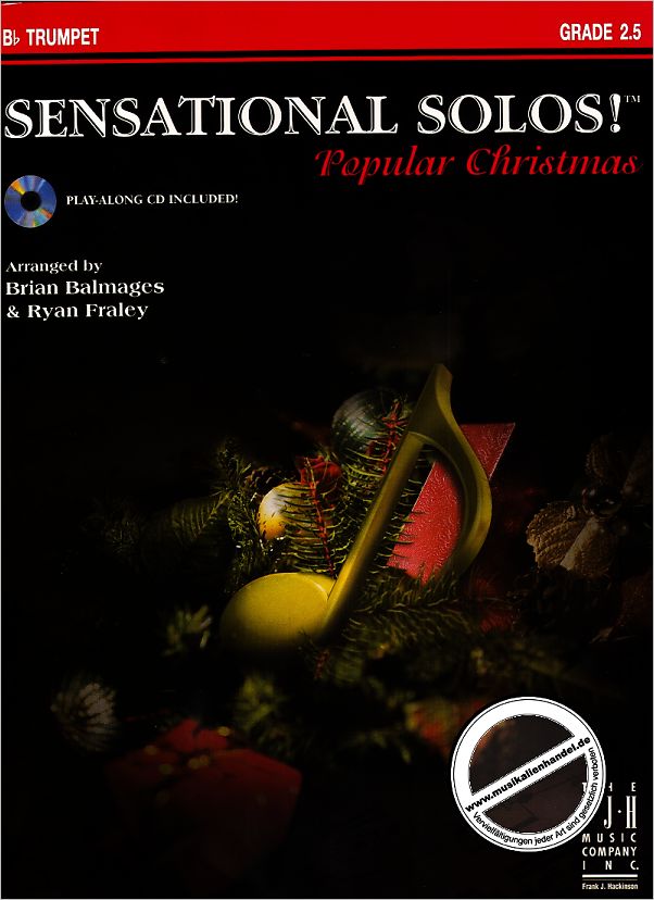 Titelbild für FJH -I1047 - SENSATIONAL SOLOS - POPULAR CHRISTMAS