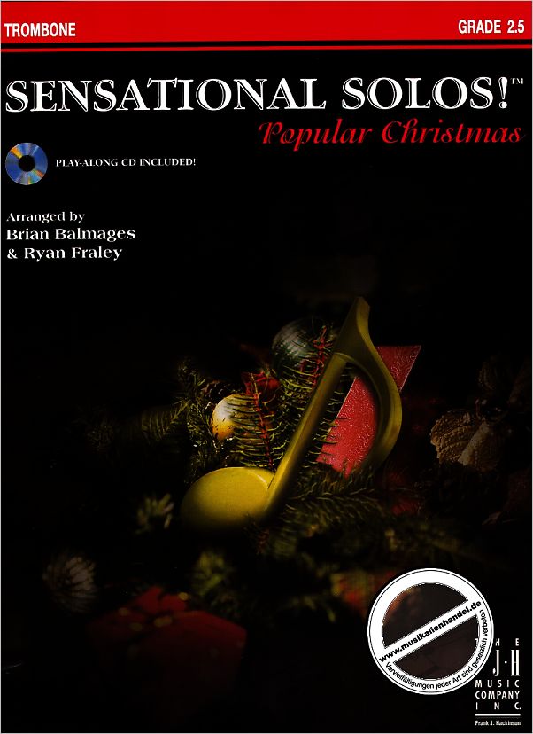 Titelbild für FJH -I1048 - SENSATIONAL SOLOS - POPULAR CHRISTMAS