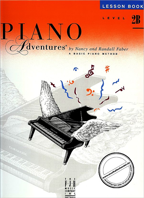 Titelbild für FJH 1084 - PIANO ADVENTURES 2B LESSON BOOK
