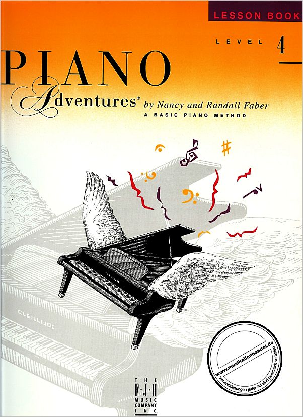 Titelbild für FJH 1090 - PIANO ADVENTURES 4 LESSON BOOK