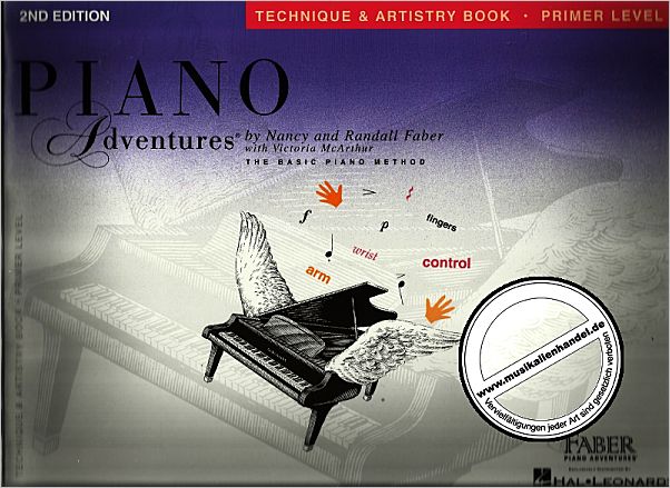 Titelbild für FJH 1096 - PIANO ADVENTURES TECHNIQUE & ARTISTRY BOOK PRIMER LEVEL