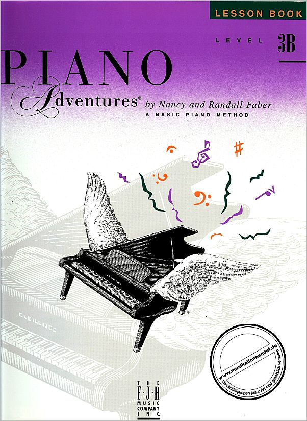 Titelbild für FJH 1180 - PIANO ADVENTURES LESSON BOOK 3B