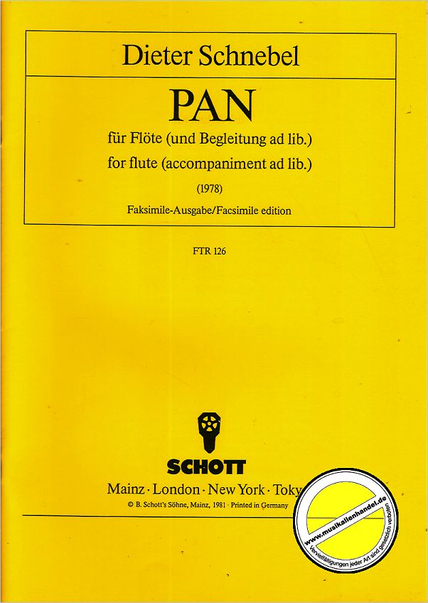 Titelbild für FTR 126 - PAN (1978)