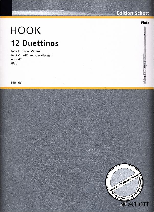 Titelbild für FTR 166 - 12 DUETTINOS OP 42