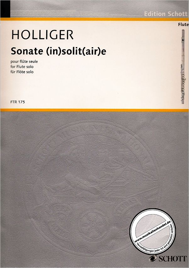 Titelbild für FTR 175 - SONATE (IN)SOLIT(AIR)E