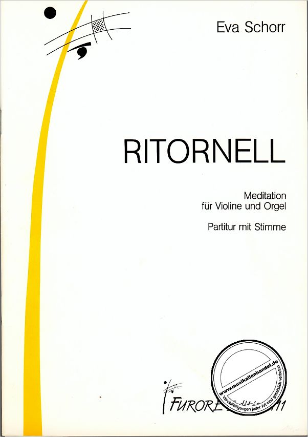 Titelbild für FUE 111 - RITORNELL - MEDITATIONEN