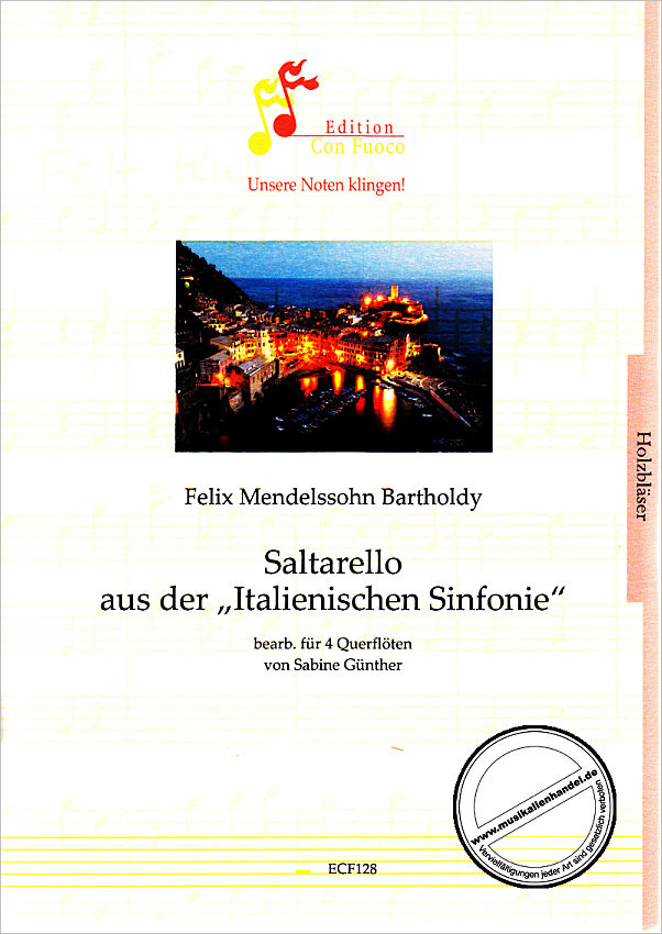 Titelbild für FUOCO -ECF128 - SALTARELLO (ITALIENISCHE SINFONIE)