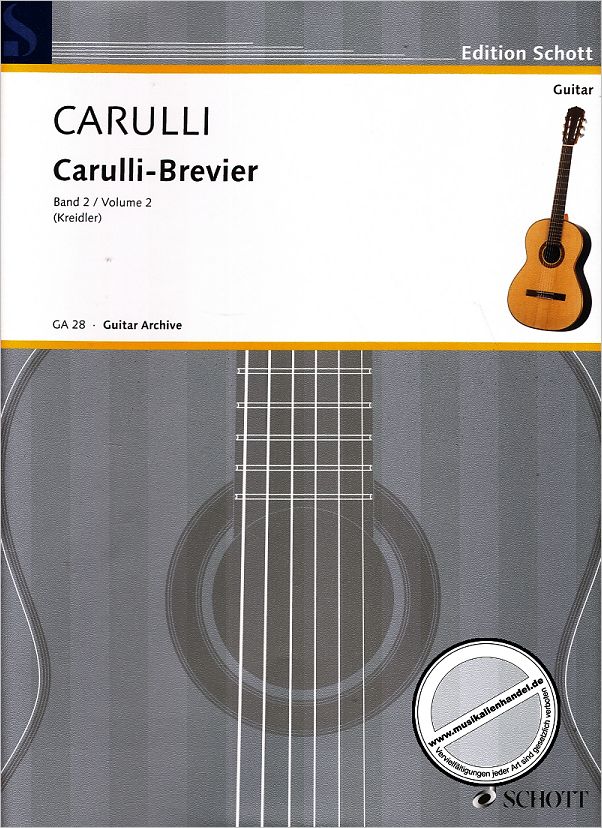 Titelbild für GA 28 - CARULLI BREVIER 2