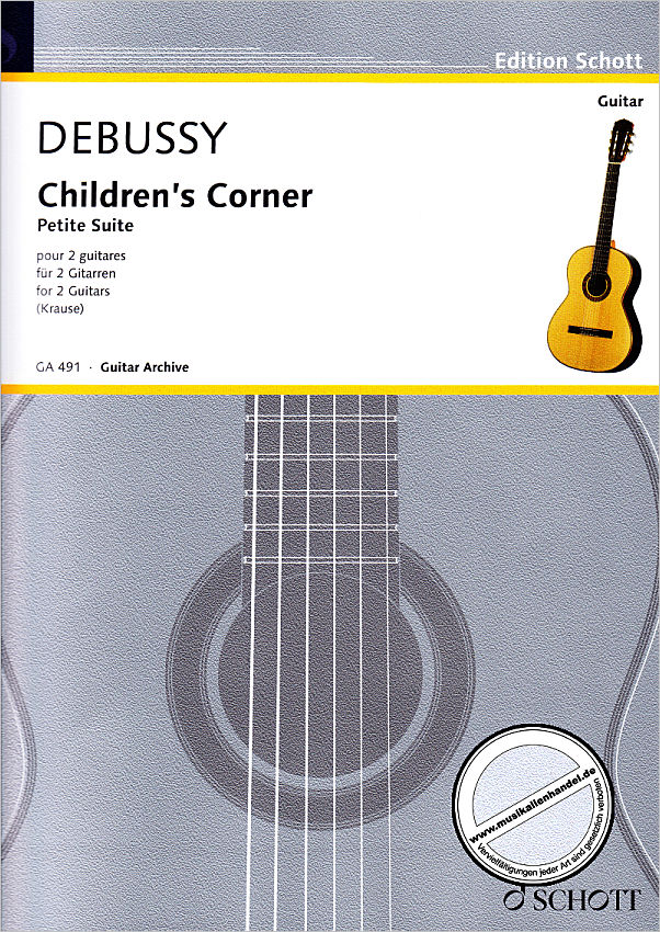 Titelbild für GA 491 - CHILDREN'S CORNER (SUITE)